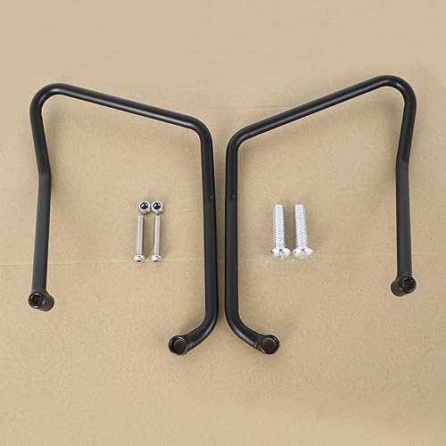 Miniatura 14 de TCT-MOTORPARTS Soportes de conversión para bolsas de sillín Guardaapoyo Compatible con Harley Heritage Springer Softail Fatboy FLSTF FLSTS 1984-2017