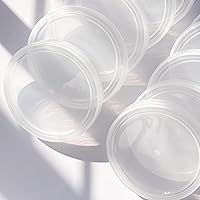 Vista 4 de Yogurt Jar Lids for La Fermiere (24pcs) - Plastics Jar Lids for La Fermière Yogurt Jars 4.9oz, Sealing plastic lids