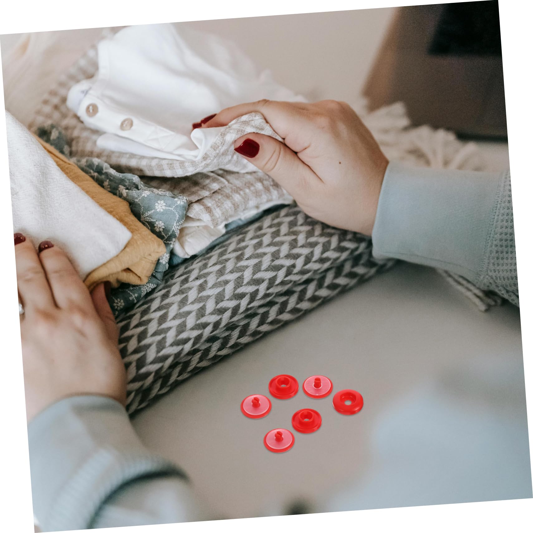 Operitacx 300sätze Druckknöpfe Für Kleidung Einfache Installation Und Langlebige Materialien Für -projekte Und Babybekleidung