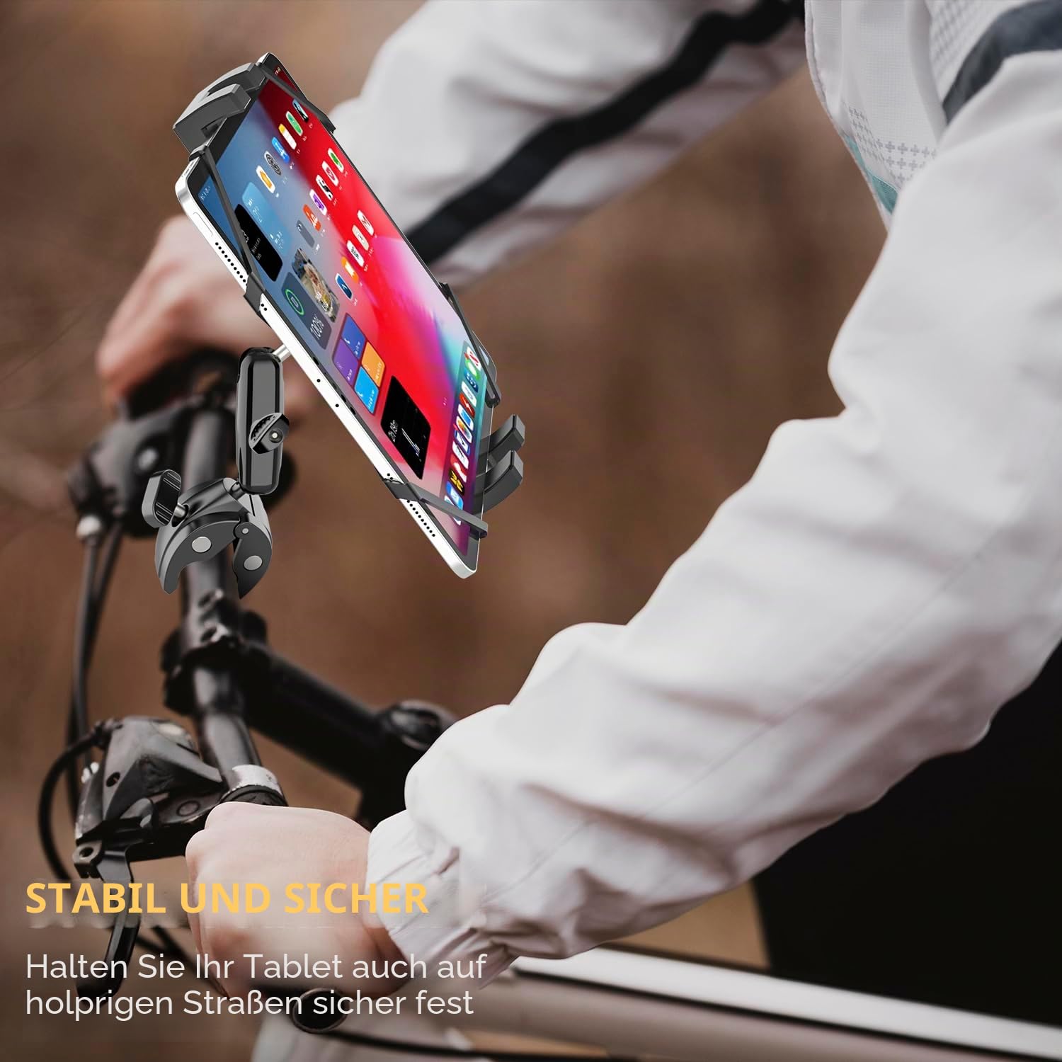 Oilcan Motorrad Fahrrad Boot Kinderwagen Tablet Halterung mit Aluminiumarm