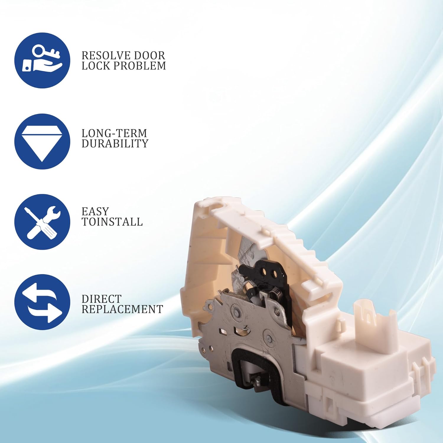 Passenger Side Door Lock Actuator Compatible for 2006-2013 Mercedes-Benz W251 R350 GL450 ML350 Front Right Side Door Latch Actuator,Replaces A1697202835