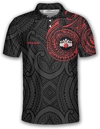 Amazon.com: DnDeez Custom Bowling Shirts for Men