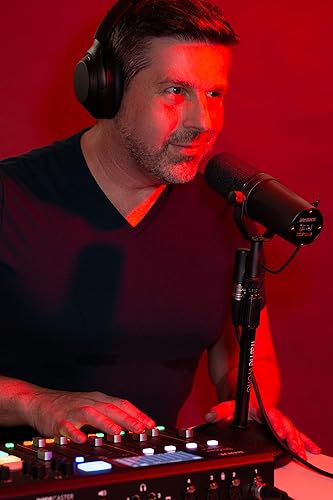 Miniatura 3 de Gator Frameworks Soporte de micrófono de escritorio con base pesada redonda y altura ajustable (GFW-MIC-0501)