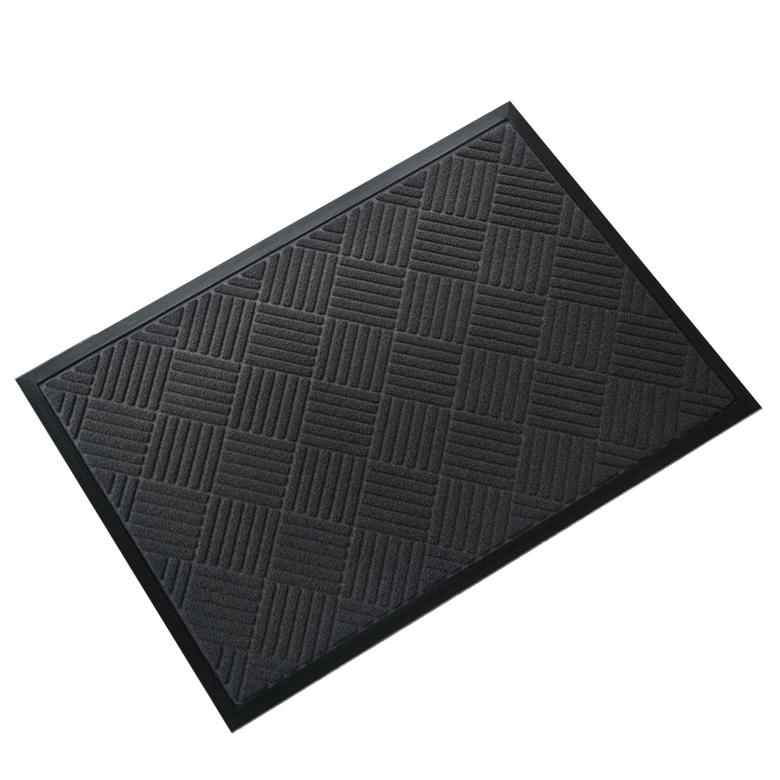 NEWFT Dirt Trapping Outdoor Welcome Mats Front Door Mat Nonslip Outdoor Indoor Entrance Low Doormat Easy to Clean Low Doormats