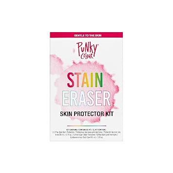 Punky Stain Eraser Skin Protector Kit Hair Color Remover, Hair Dye Remover Stains on Skin, Gentle Formula