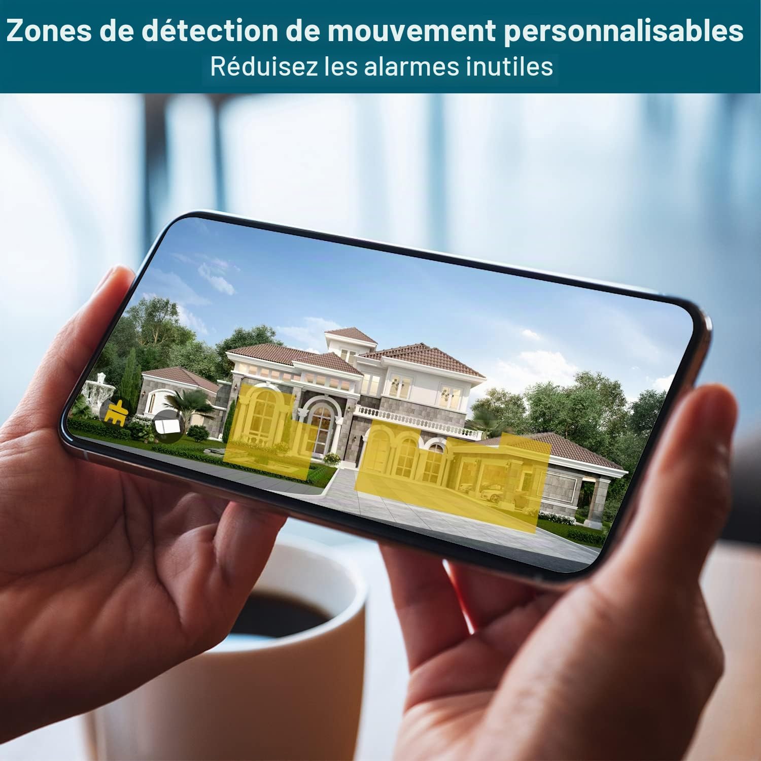 Sonnette vidéo sans fil avec carillon, sonnettes de porte intelligentes WiFi avec changeur de voix, détection de mouvement PIR, HD 1080P, vision nocturne, audio bidirectionnel, alimentée par batterie