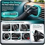 Swanoo Élargisseur de ventilation AC de voiture | Tuyau de ventilation pour la banquette arrière | Dirige l'air frais ou chaud vers les enfants et les animaux de compagnie | Ajustement universel | S'étend jusqu'à 10 pi | Tube AC pour voiture de bébé | Climatisation de la banquette arrière | BreezyBack