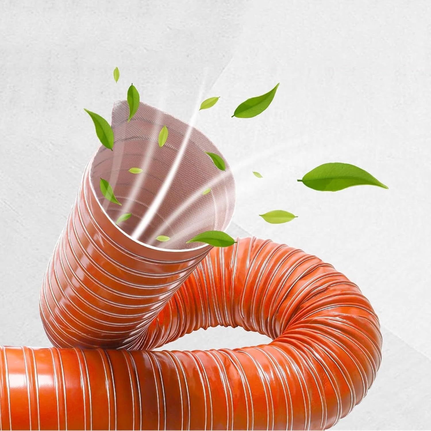 Tuyau d'admission en silicone pliable pour la ventilation de garage