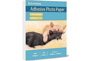 Super-Smooth Photo Sticker Paper Glossy for Inkjet Printer