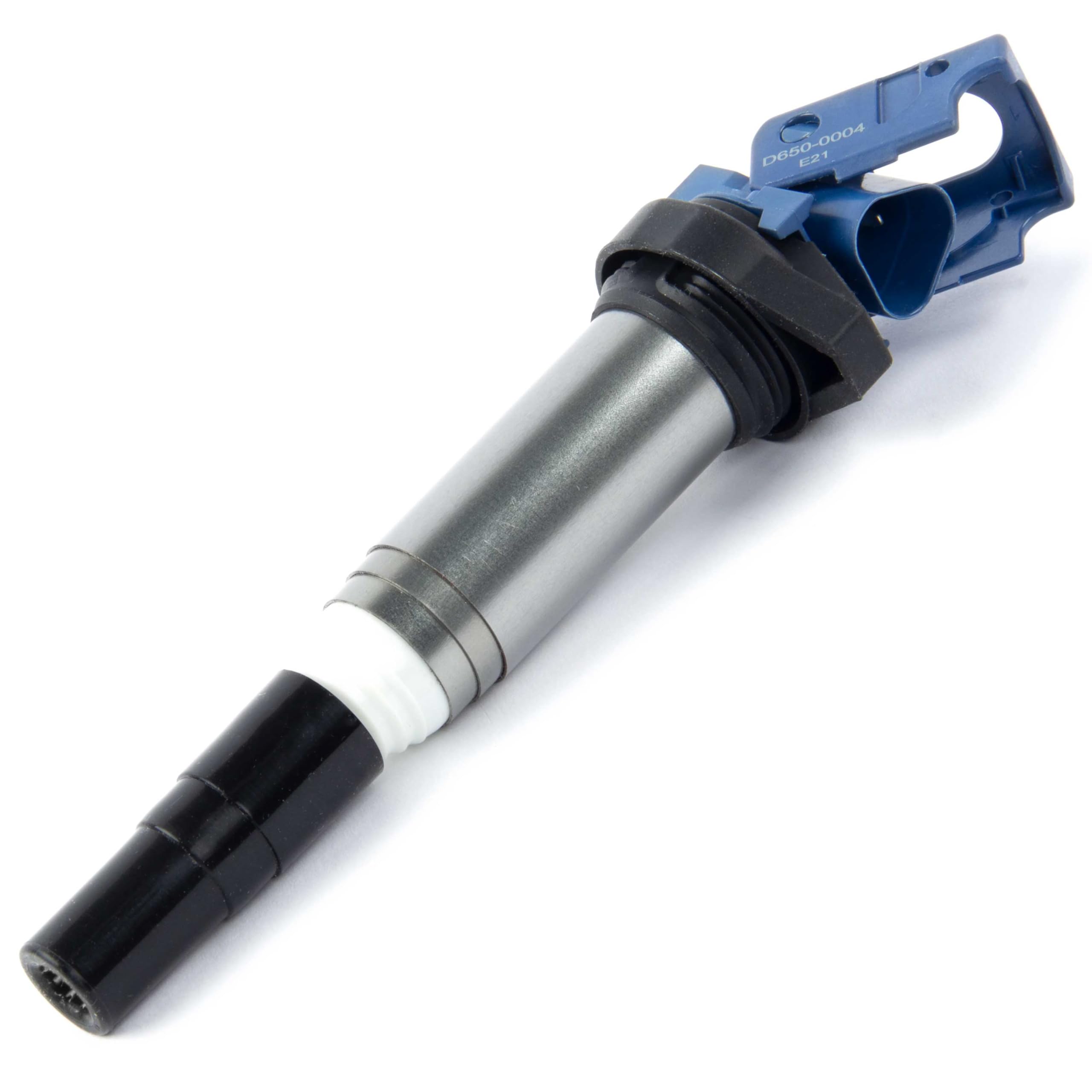 Dinan Ignition Coil D650-0004 (Blue) for Select BMW M, N, and S Series Models - M54 N20 N52 N54 N55 N62 N63 S55 and S63 - Direct Replacement for OEM