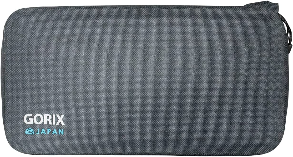 GORIX(ゴリックス) 薄型サイクルポーチ 高防水 スマホケース 大容量 自転車 スポーツポーチ 鍵 財布 収納(GX-BSZG) ロードバイク おしゃれ サイクルウォレット アウトドア ガジェット