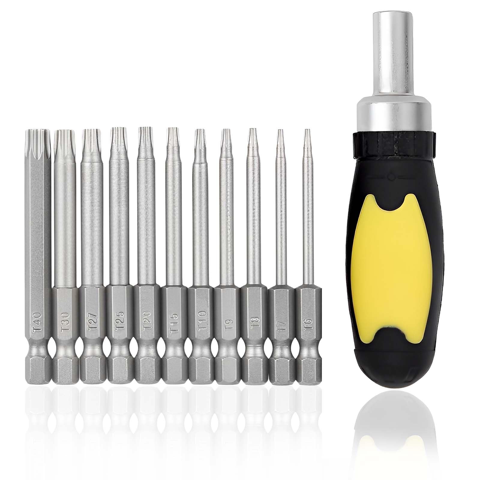 Sourcing Map Lot De 5 Embouts De Tournevis TT40 à Tête Torx De Sécurité