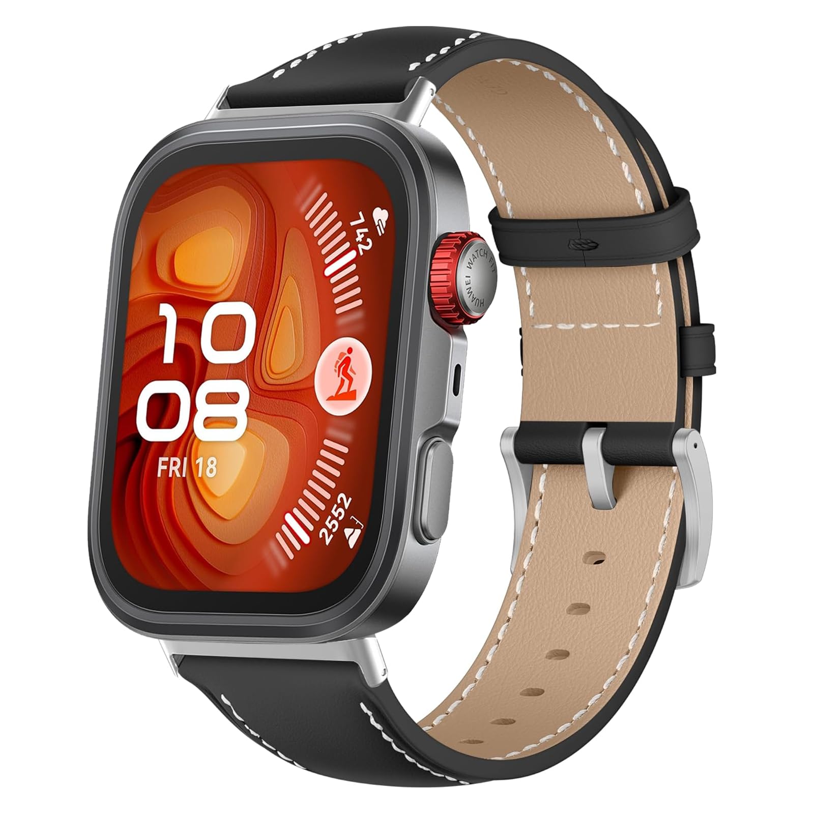 Amazon.co.jp: [LanQii] レザーバンド 用の Huawei watch Fit 5 Pro