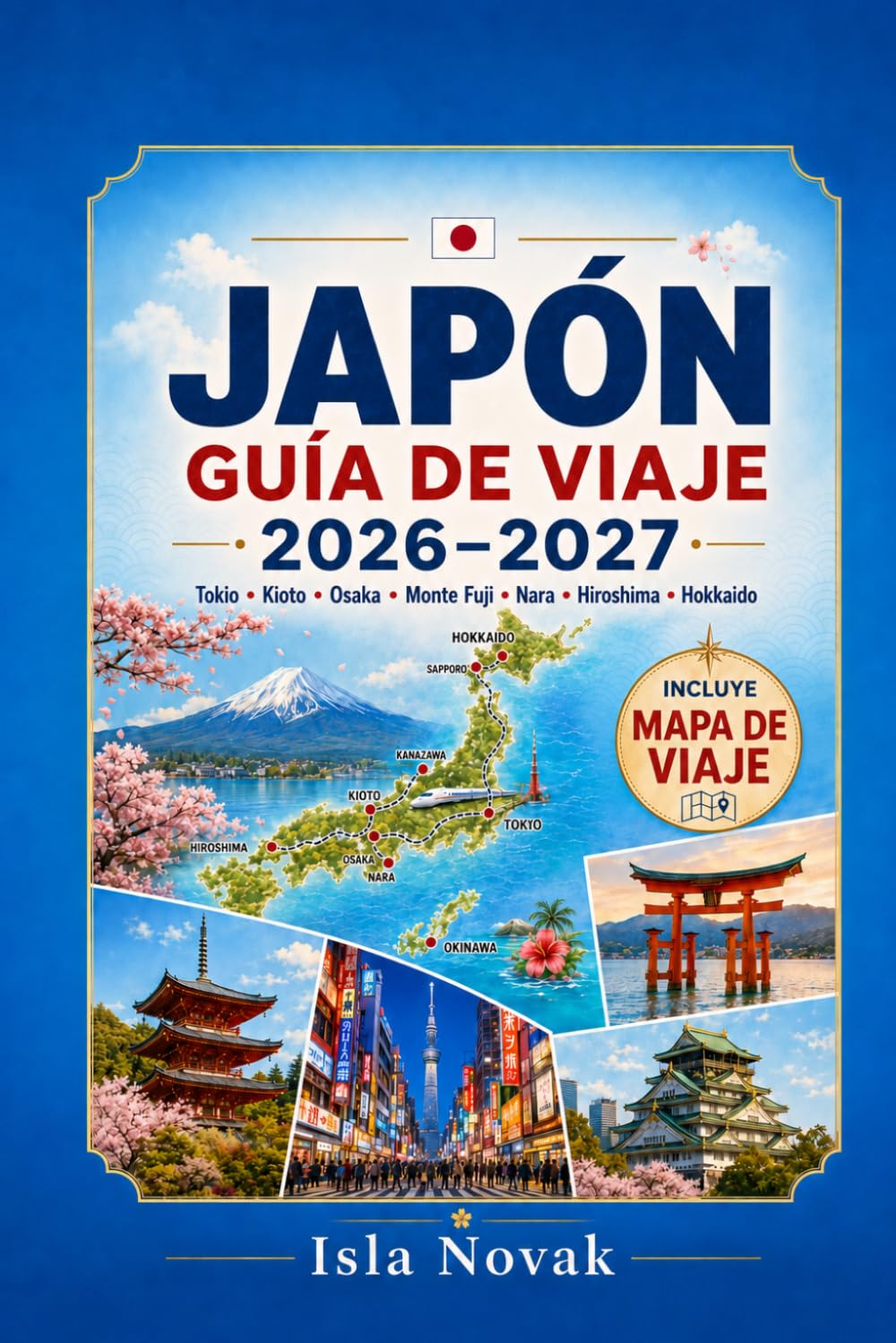 JAPÓN Guía de viaje 2026-2027: Guía para viajeros primerizos a Tokio, Kioto, Osaka, el monte Fuji, gastronomía, cultura, viajes en tren, templos, Onsen, excursiones de un día e itinerarios fáciles.