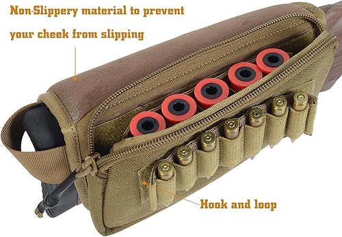 Miniatura 4 de Soporte para mejillas Buttstock diseñado para escopeta y carcasa de rifle