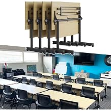 Folding Conference Table,2-9 Person Rectangle Meeting Table,Seminar Table for Office Conference Room 4, 55.1" L x 21.6" W x 29.5" H