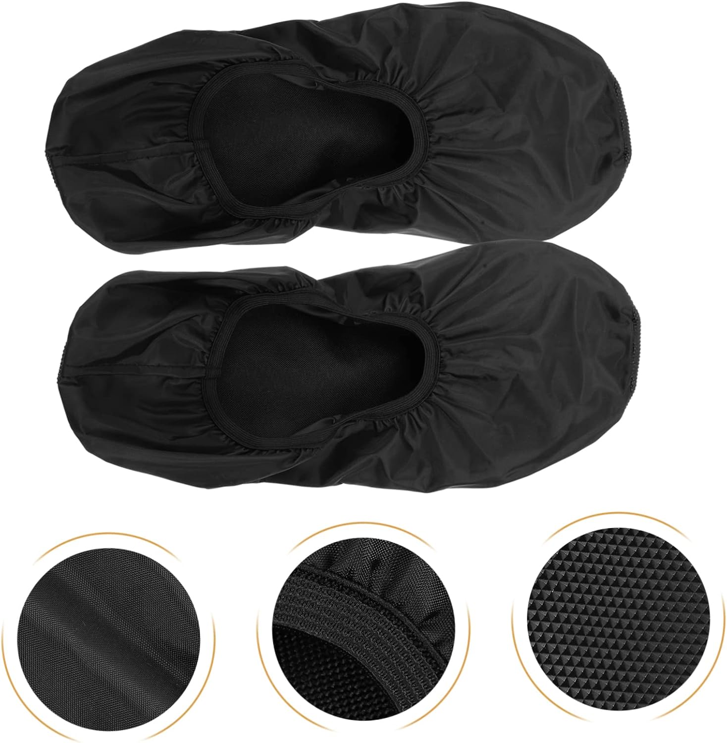 KOMBIUDA 2pcs Bowling Shoe Covers Anti-Slip and Protectors for Men and Women Suitable for Convenient Elastic Design