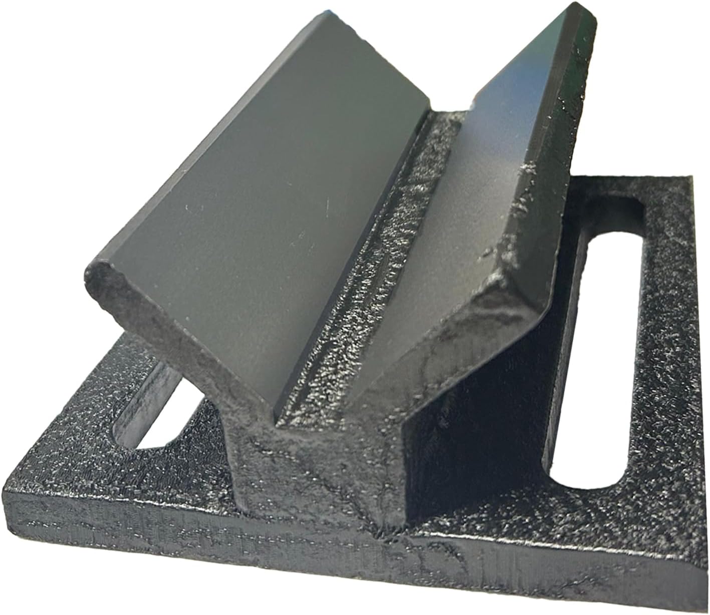 MachEl Cast Iron V Block Jig Fixture for Center Drilling on Round Work-pieces - 2" Capacity