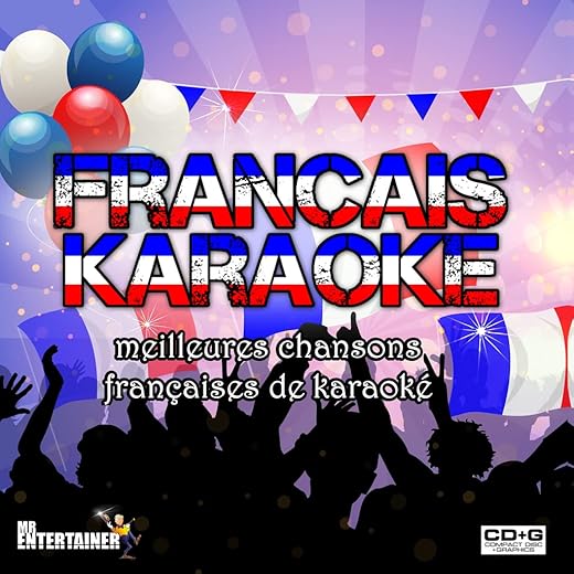 FRENCH KARAOKE. Best French Karaoke Songs. 2 x Discs 38 songs. Lyrics on the screen. English