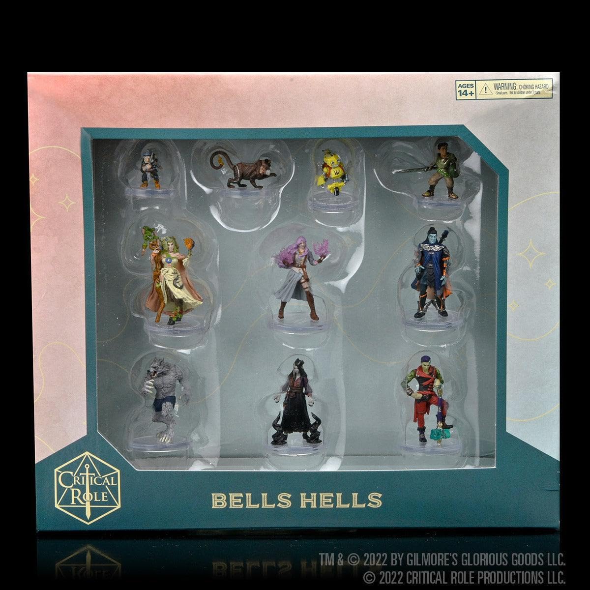 WizKids Critical Role: Bells Hells - 10 Piece Figure Set, Painted Miniatures, RPG