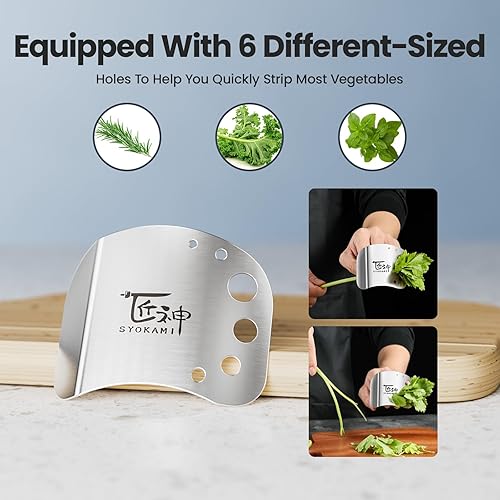 Miniatura 6 de Protectores de dedos para cortar alimentos, protege los dedos y las uñas de las mujeres, regalo ideal para ella, mamá o esposa, 2 protectores de