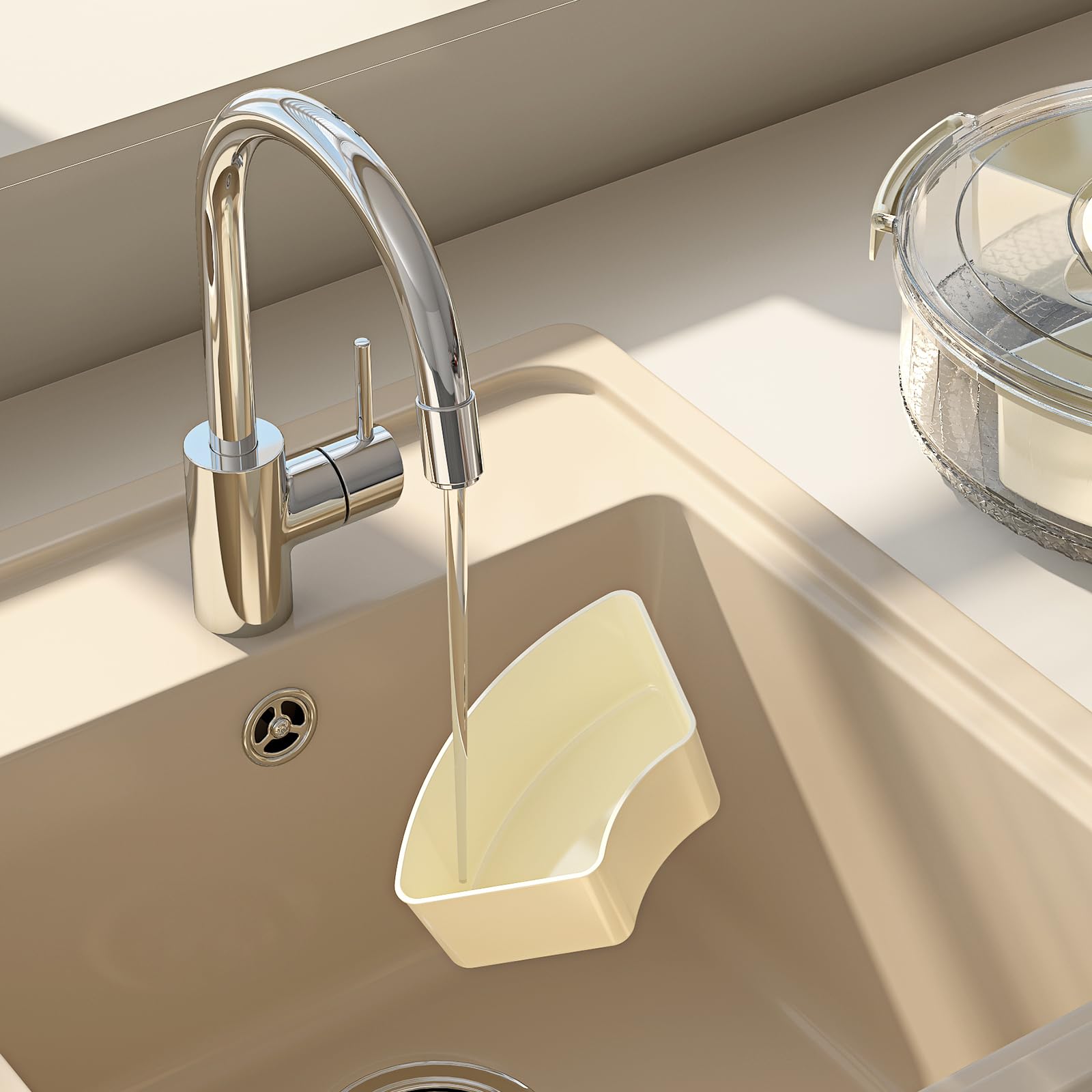 Plateau de service rotatif divisé avec couvercle et poignée, récipient alimentaire portable avec 6 compartiments – Parfait pour les repas, les collations et les voyages – Design facile à