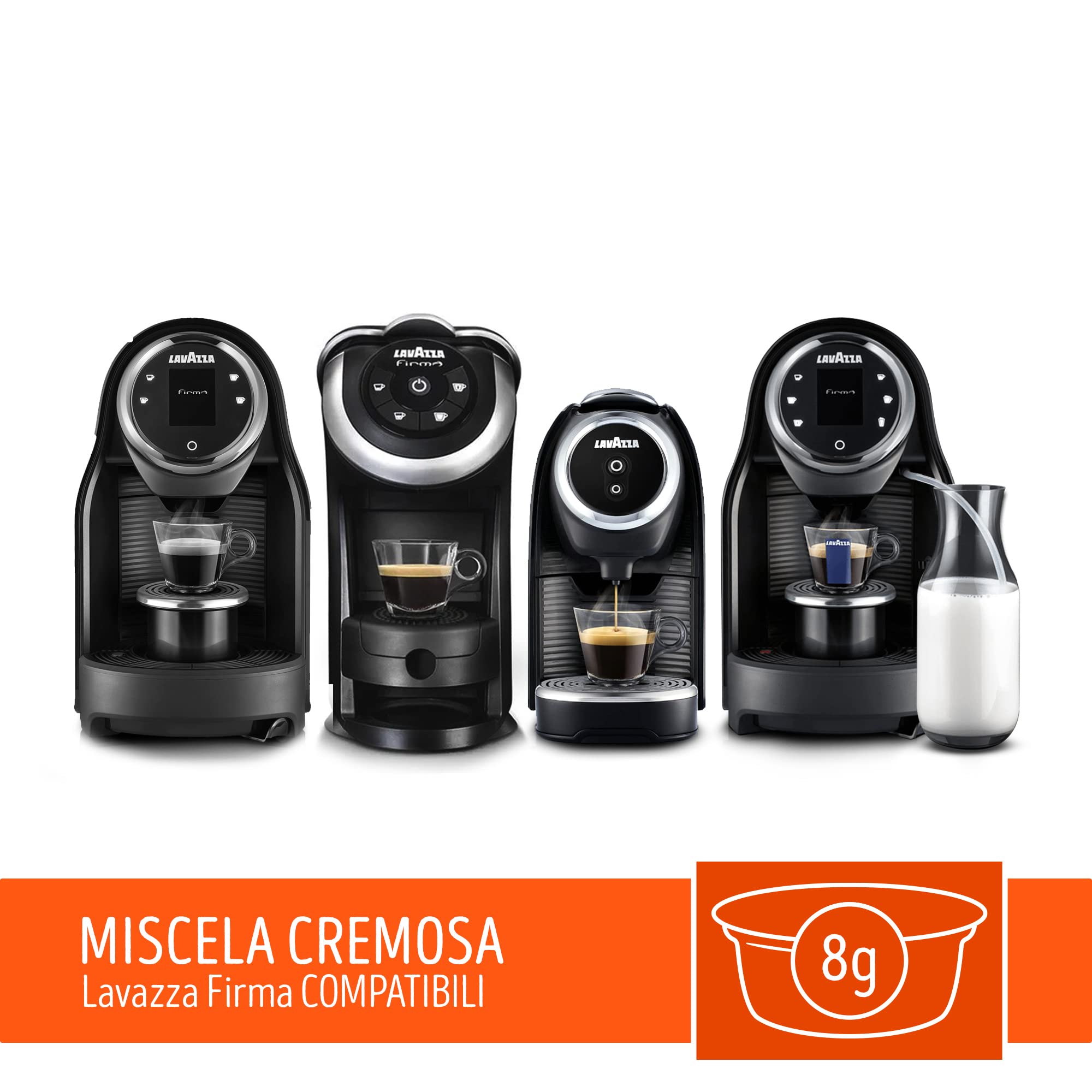 CAFFÈ TORALDO | Compatibile Firma* | Caffè Selezionato, Tostato e Torrefatto in Italia | Eccellenza del Caffè Napoletano (100 Capsule, Miscela Cremosa)