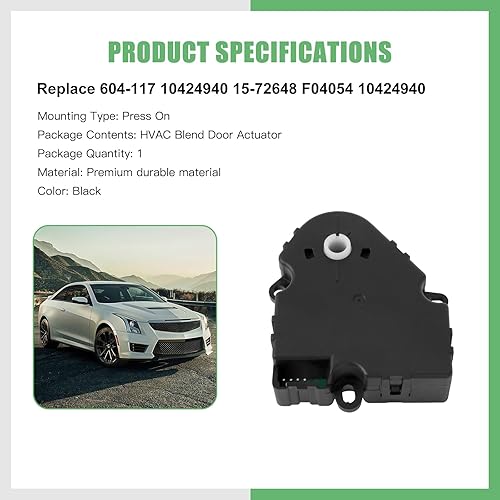 Miniatura 2 de SCITOO Actuador de puerta de mezcla de calentador HVAC para Buick para Rendezvous 2002-2007, para Chevy para Venture 2001-2005, para Oldsmobile para