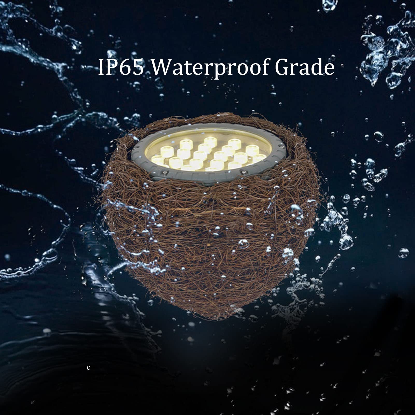 Lámpara De Nido De Pájaro Iluminación del Árbol Lámpara De Paisaje Exterior Foco Led Impermeable IP65 Luz De Inundación (Color : Green, Size : 24W)