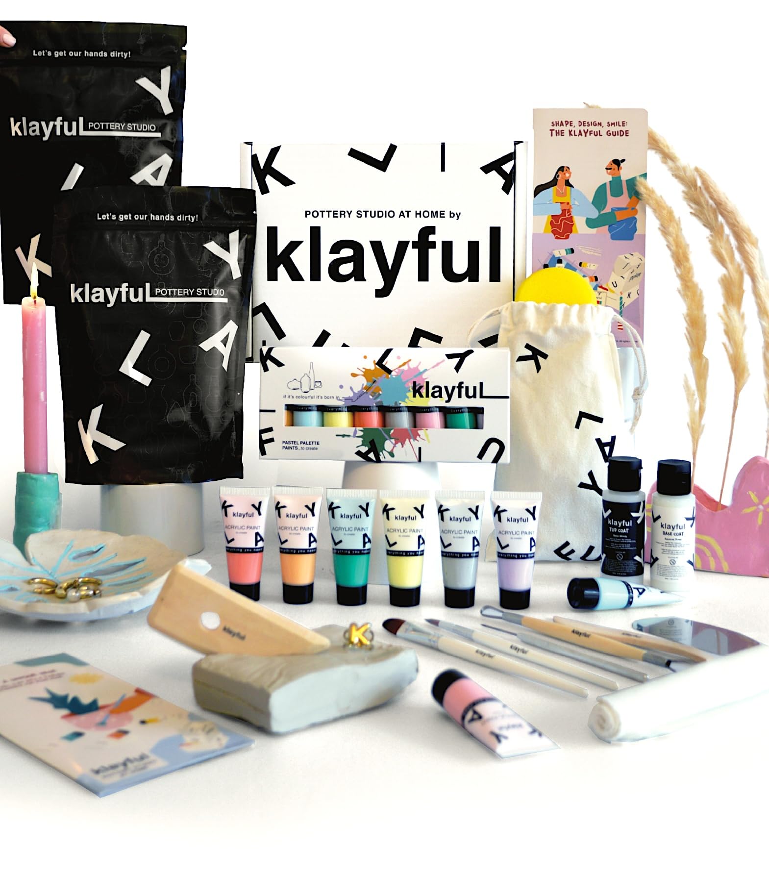 Kit Ceramica Per Principianti Surple Ton - Argilla Essiccazione Aria, Attrezzi Per Modellare, Per Adulti E Bambini - Foto 5