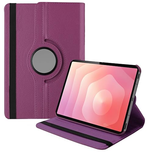 TGK 360 Rotatable Flip Cover for Samsung Galaxy Tab S11 Case 11 inch 2025, Galaxy Tab S10 Lite / S10 FE / S9 FE 10.9 inch / S9 11 Inch 2023 (Purple)