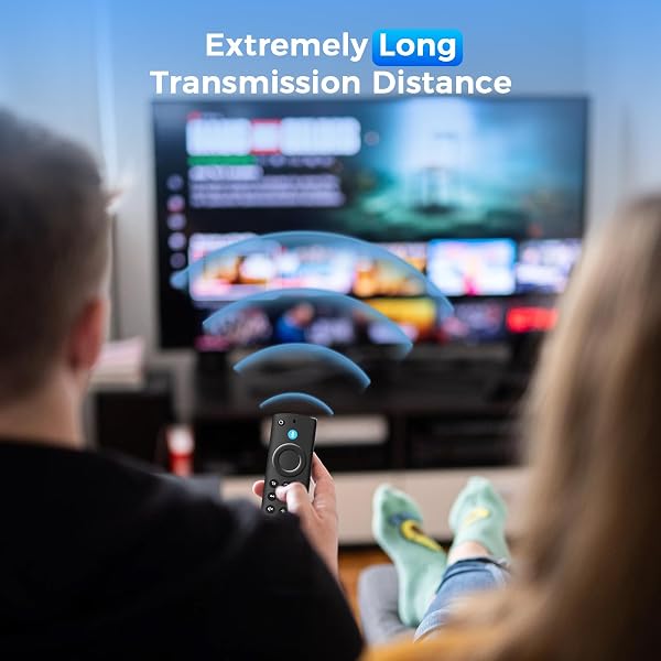 Télécommande Vocale de Remplacement(3 Génération), Compatible avec AMZ FI-re TV Stick (2/3 Gen, 4K, 4K Max, Lite, HD), FI-re TV Cube(2nd und 3rd Gen), avec Bluetooth, Vocale, 4 Touches Raccourcis - 5