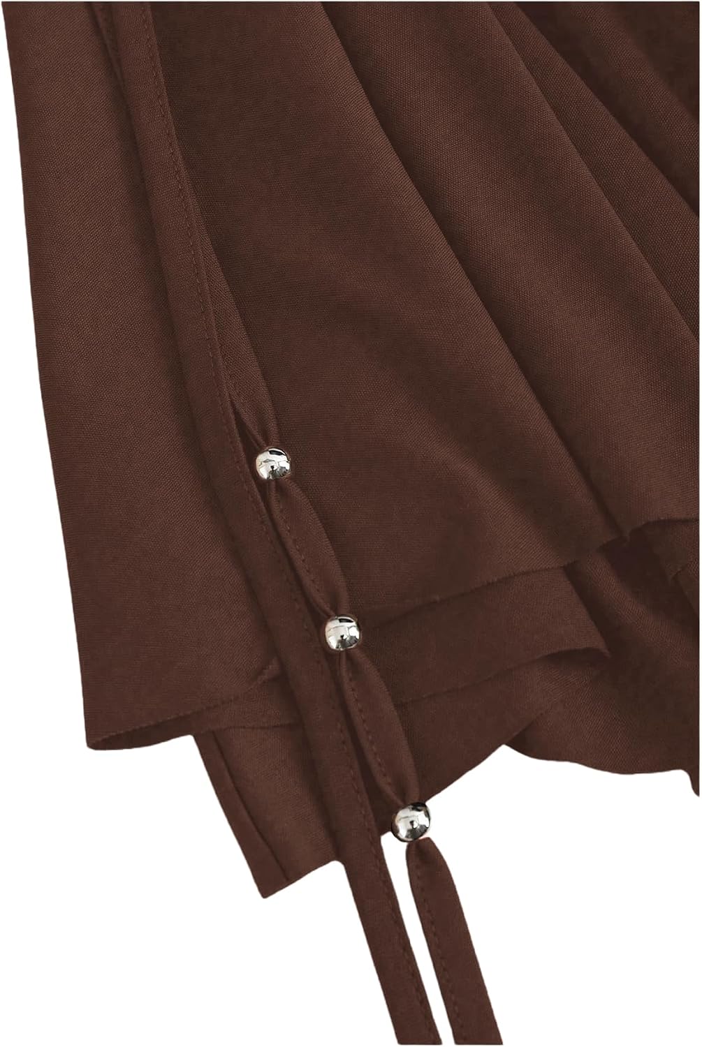 SweatyRocks Women's Asymmetrical Ruffle Skirt A Line Y2k Ruched High Waist Western Cowgirl Skirts
