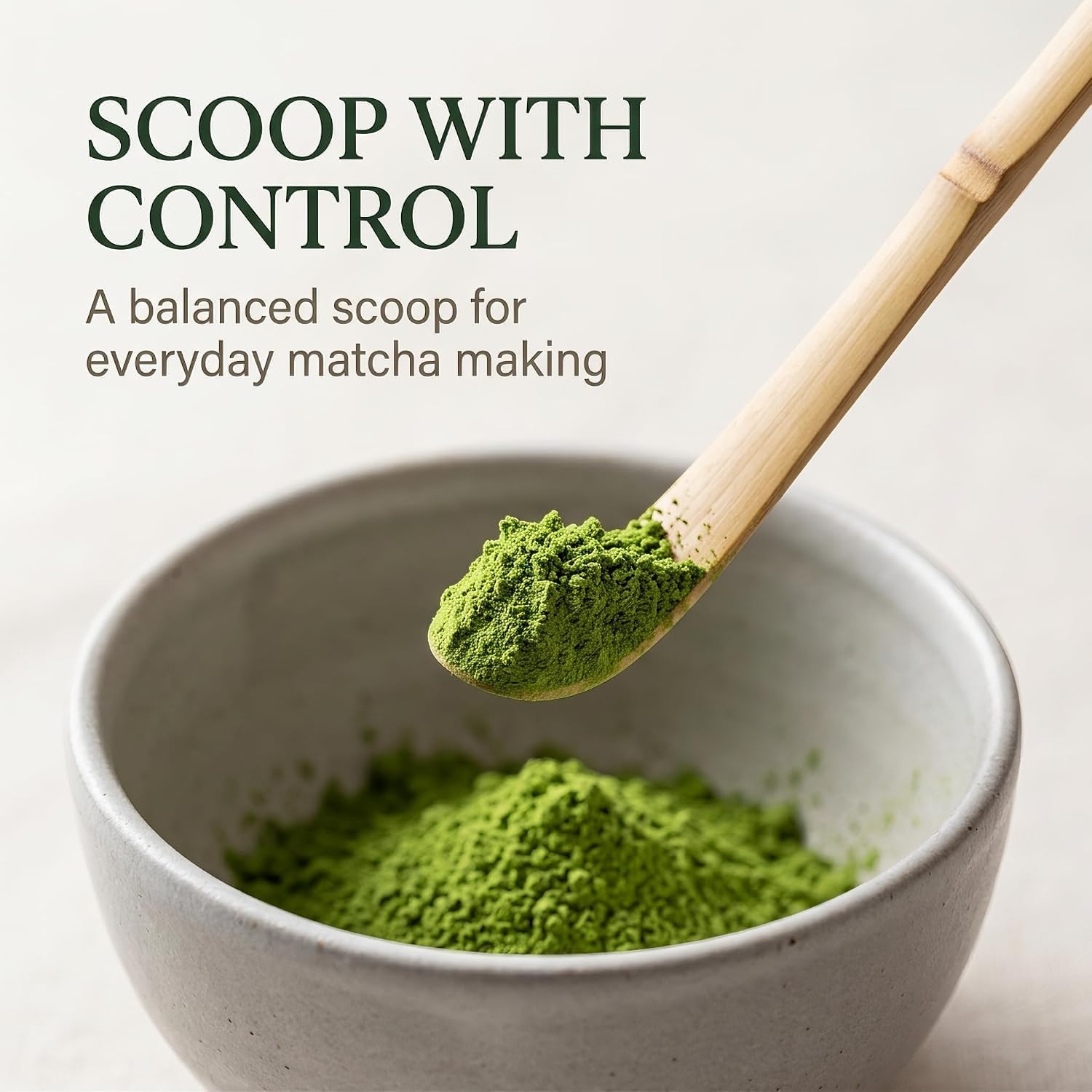 4PCS Bamboo Matcha Scoop, Chinese Tea Ceremony Utensil for Green Tea, Tea Whisk Scooping for Coffee, Spices, Tea Scoops/Matcha Spoon/Bamboo Scoop/Tea Accessories, Tea Leaf Sticks