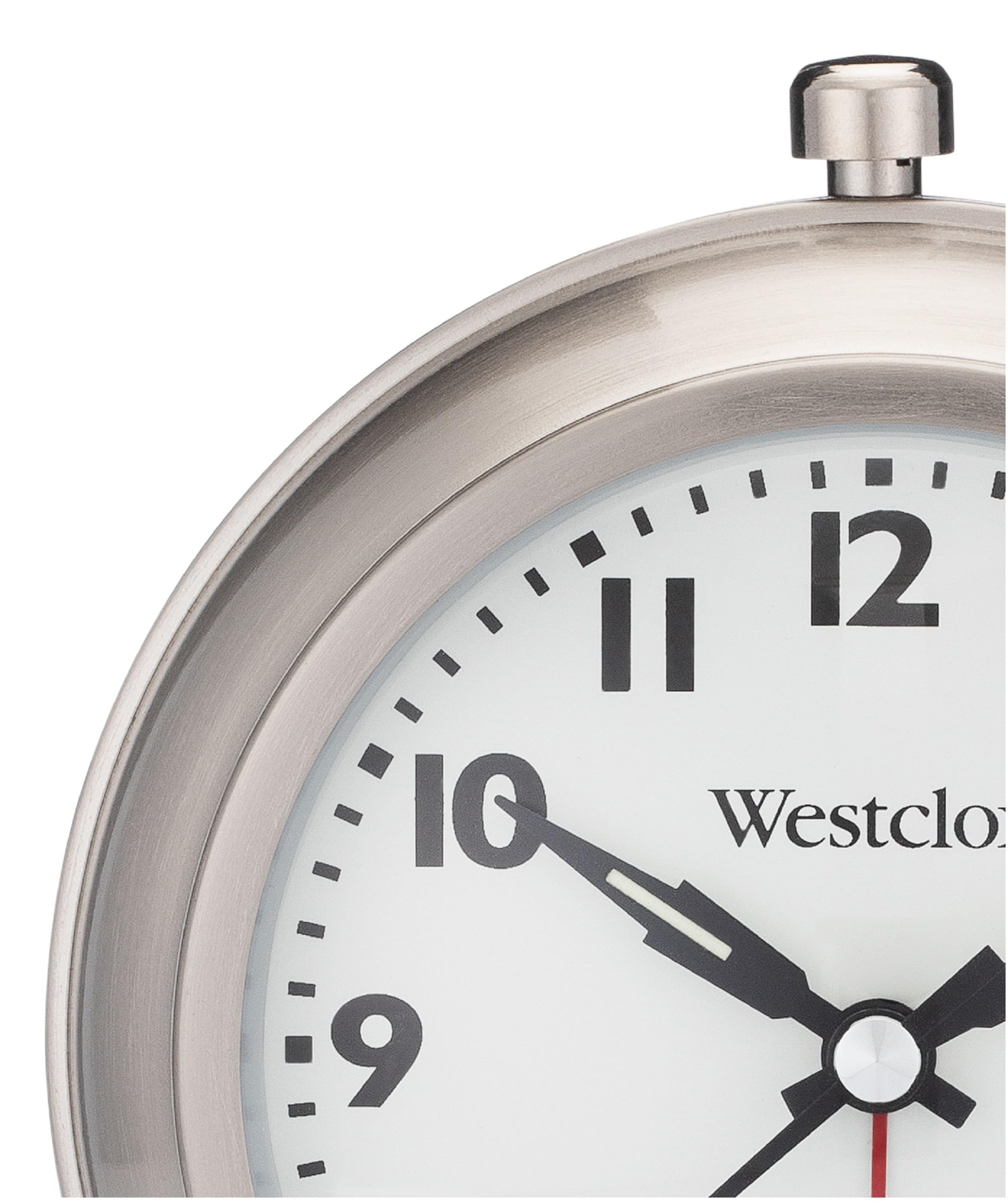 Westclox Analog Metal Big Ben Alarm Clock, Aluminum, Silver