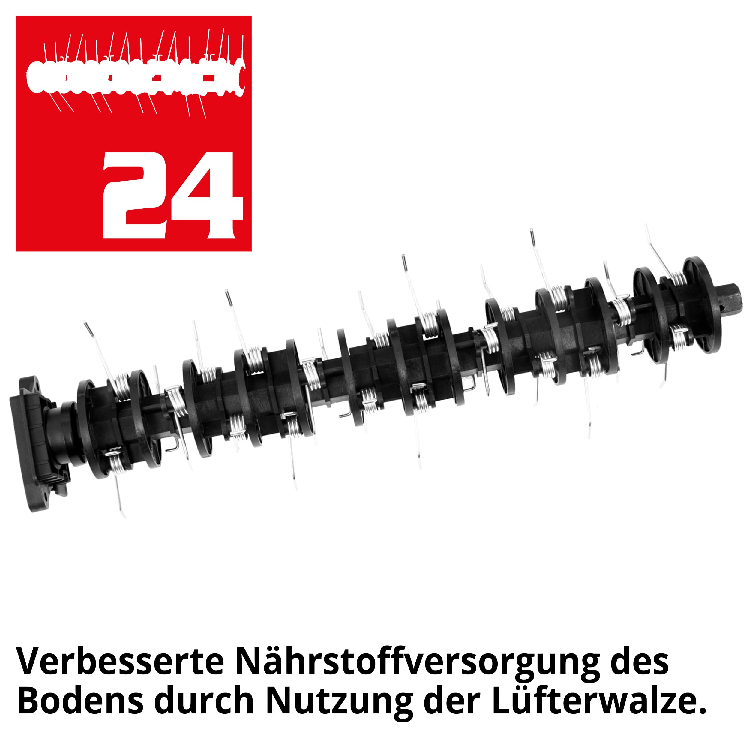 HECHT 2-IN-1 Benzin Vertikutierer/Lüfter für optimale Rasenpflege – 4,2 kW / 5,7 PS – 40 cm Arbeitsbreite – 45 l Fangkorb – mit 2 Walzen für effektives entfernen von Moos und Unkraut im Rasen