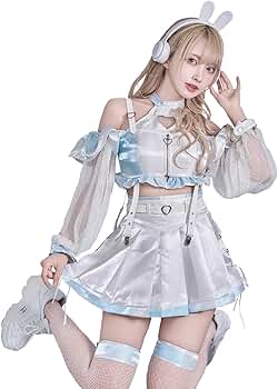 Amazon.co.jp: [Malymoon] コスプレ Y3K サイバー 遠未来