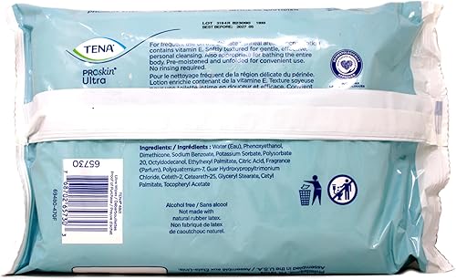 Miniatura 3 de Tena Skincare Incontinence Adult Wipe Paño de baño prehumedecido para adultos 48 ea (paquete de 3)