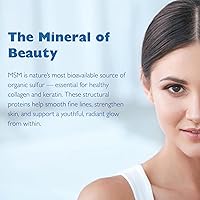 Vista 7 de Suplemento alimenticio MSMPure Fruit Punch saborizado, copos de polvo grueso, cristales de azufre orgánicos, 99.9 % destilado puro MSM, fabricado