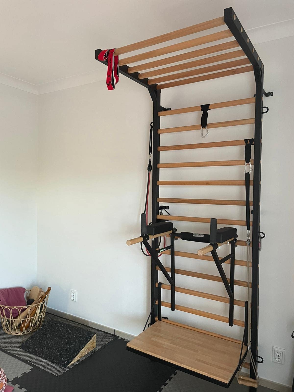 ARTIMEX parallele di Metallo per spalliere - utilizzato in Case, palestre o Centri Fitness per Allenamento e Fitness, codice 270