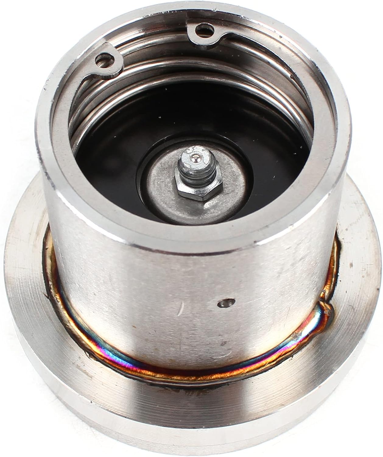 Stainless Steel Boat Trailer Bearing Protectors,2.717-inch Bearing Protectors with Rounded Edge Precise Hole Positions and Threads,4pcs Wheel Hub Bearing Protectors for Trailers,Boats,Motorcycles,Cars