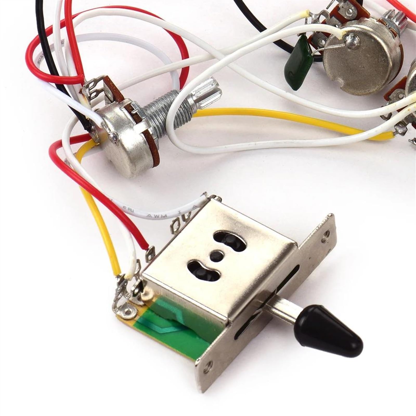 Cablaggio Chitarra Precablato Kit 1 Volume 2 Toni 500K Pentole 5-Way - Foto 12