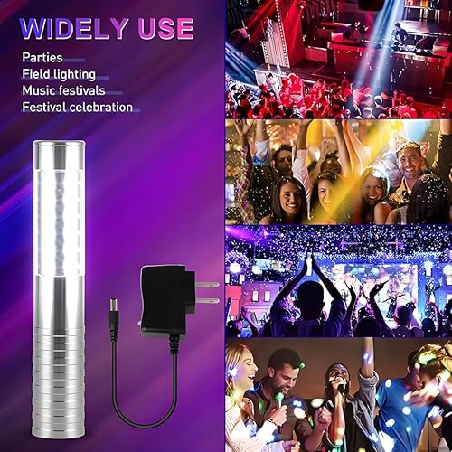 Miniatura 4 de Luz estroboscópica de bastón, luz de mano para escenario, luces LED de servicio de botella de champán, para bar, club, cumpleaños, bodas, fiestas