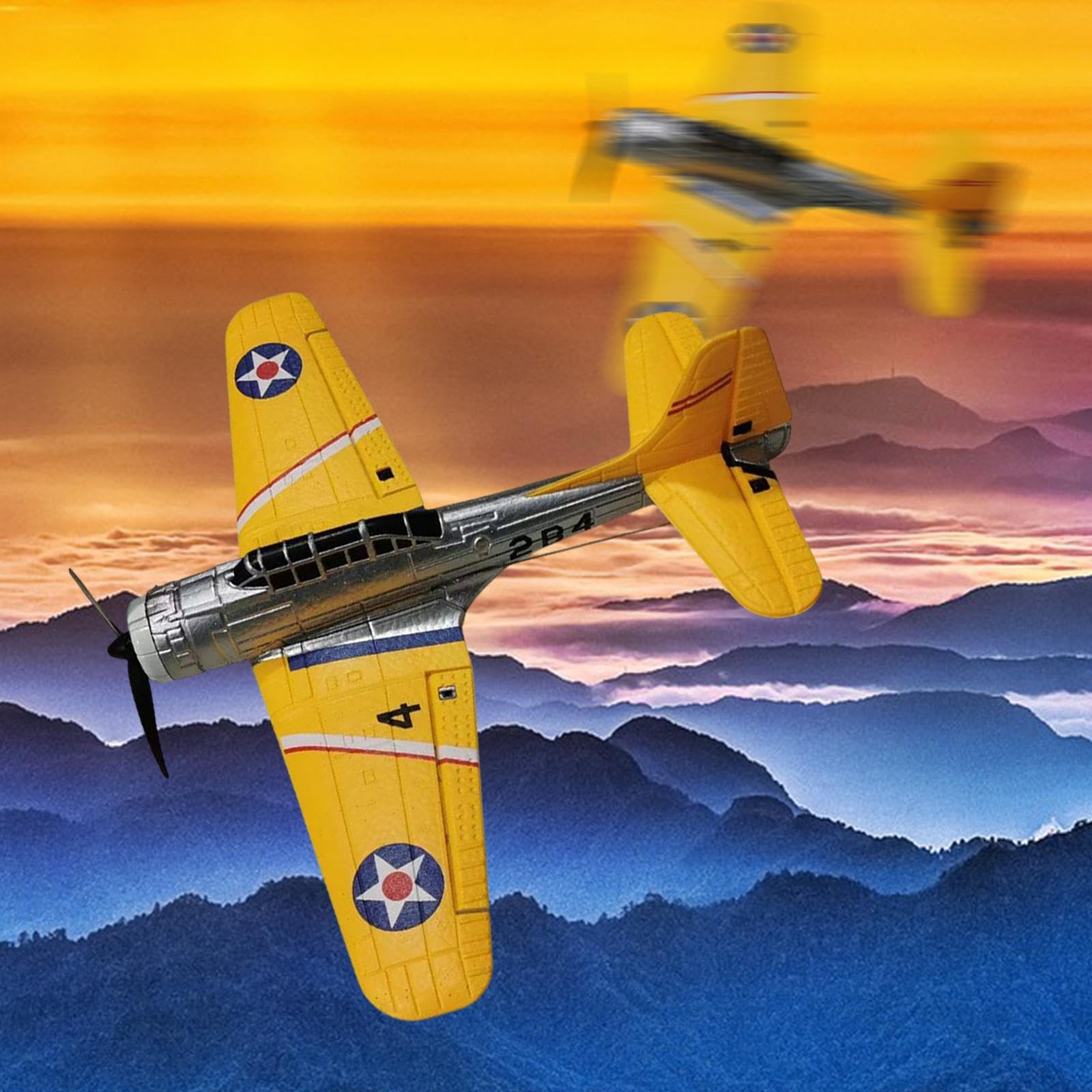 Canale Portatile a 4 Canali Portatili a Aereo a Telecomando per Regali di Compleanno per Bambini Principianti