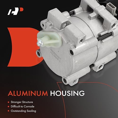 Miniatura 3 de A-Premium Compresor de aire acondicionado con embrague compatible con Ford Excursion 2000 2001 2002 2003, 7.3L