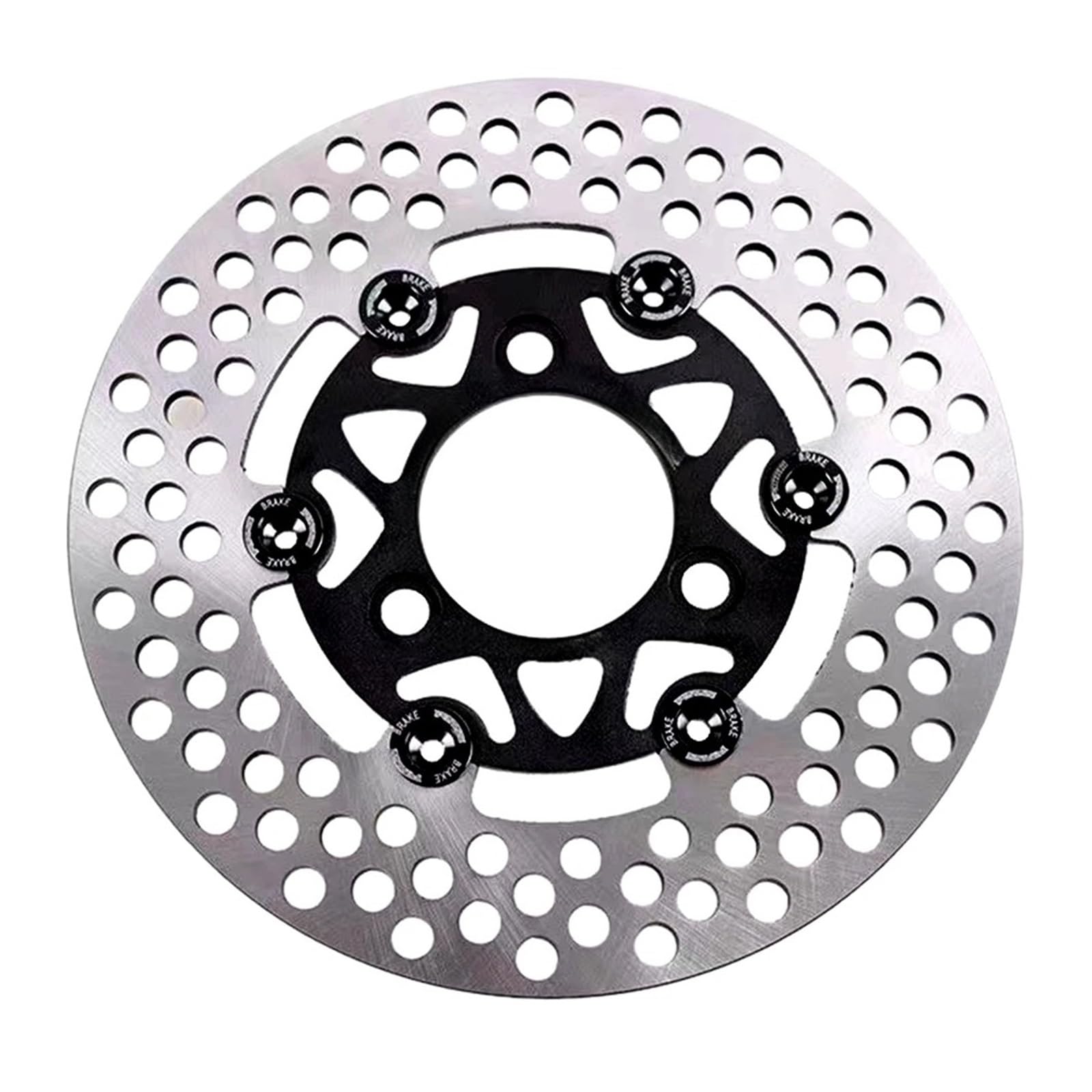 Disco freno flottante Disco Freno Anteriore Universale Per Scooter Moto 220mm-7.0 Flottante Per Aerox BWS FORCE RSZ JOG Per M3 Niu(220 Disc black-B)