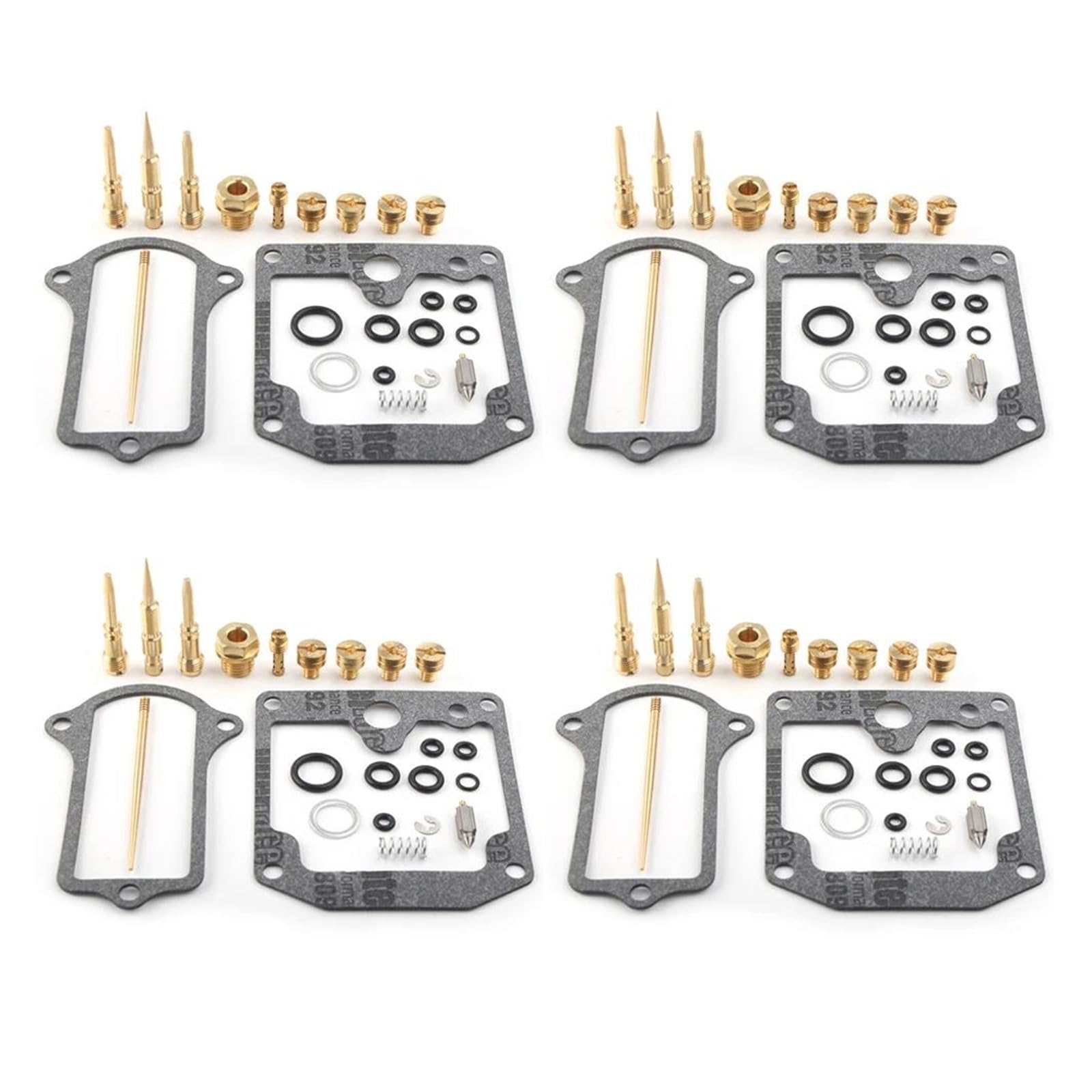 4X Motorcycle Carburetor Rebuild Carb Repair Kit Jet Gasket Set for K&AWAS&AKI KZ900 KZ 900 900B LTD 1976-1977