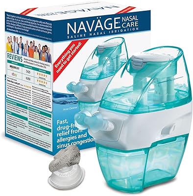 Navage Nasal Care Starter Bundle Nose Cleaner, 20 SaltPods, Plus Bonus 10 SaltPods