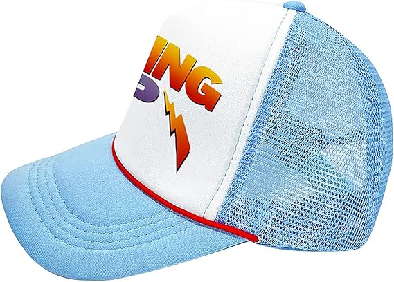Thinking Cap Hat Baseball Cap Mesh Fishing Cap, Unisex Adjustable Breathable Trucker Hat