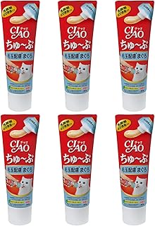 チャオ (CIAO) ちゅ~ぶ 毛玉配慮 まぐろ 80g 6個セット